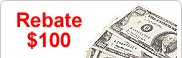 $100 hotel reservation rebate